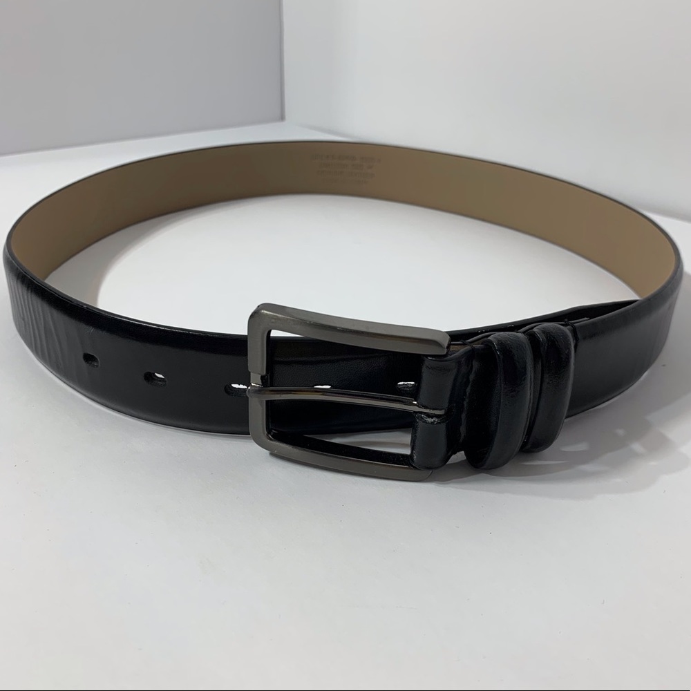 EUC Genuine Leather Black Belt
